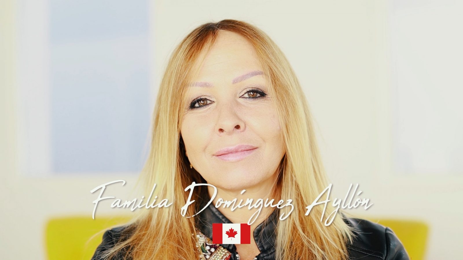 Rocío Ayllon, madre de estudiante en el programa "Canadá en familia"