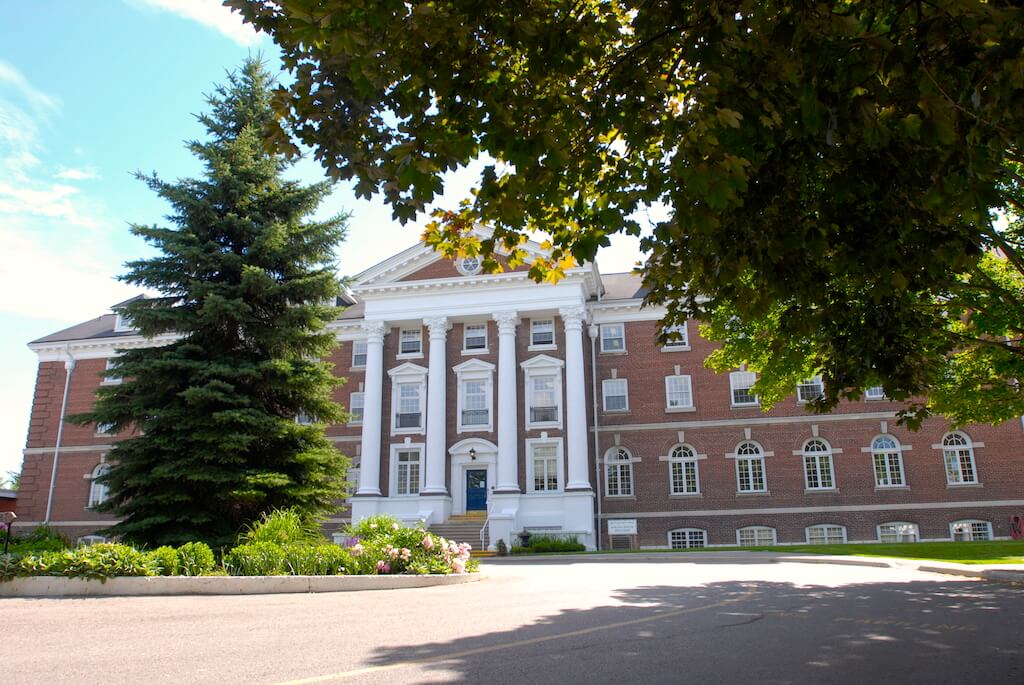 boarding school house front